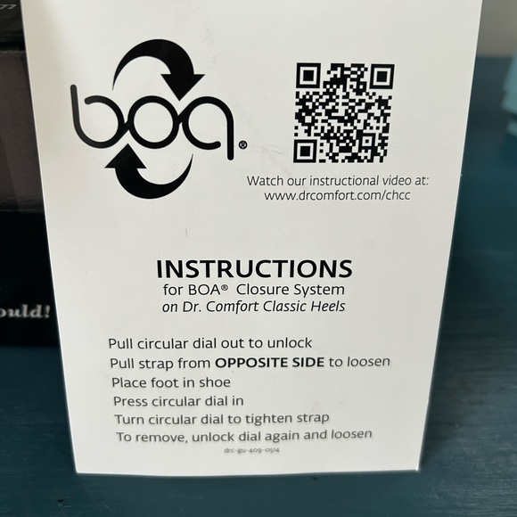 Dr. Comfort Cindee Tan Mary Jane Heels Ladies 8W BOA new in box - Picture 3 of 14